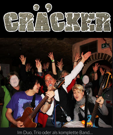Im Duo, Trio oder als komplette Band…